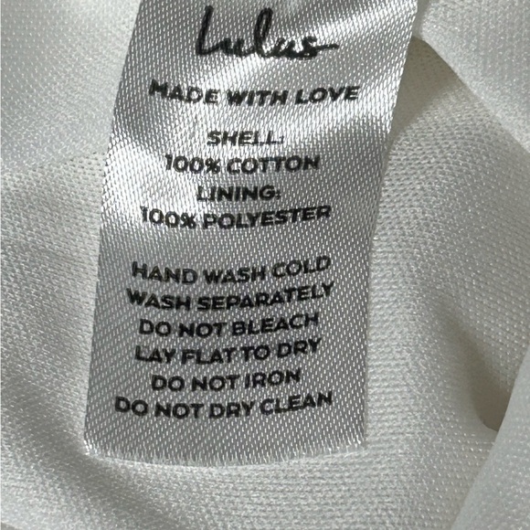 Lulu's I’ve Got Love White Off The Shoulder Midi Sun Vacation Dress Women Sz XS - Picture 13 of 13